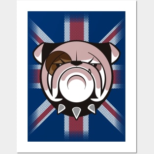 Union Jack Bulldog Posters and Art